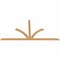 Ekena Millwork Richland Timber Gable Bracket, Western Red Cedar, 96"W x 48"H x 1 1/2"D x 3 1/2"F, 12/12 Pitch GBW096X48X0204RIC00SWR - alternate 3